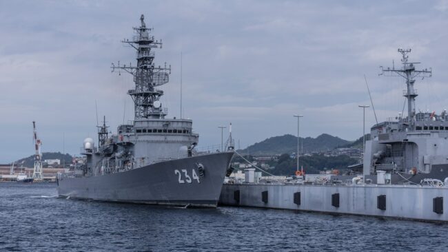 naval ships on water